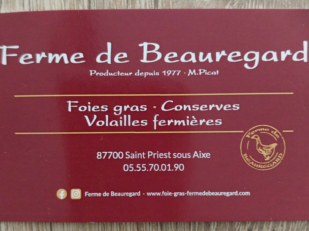 Ferme de Beauregard-Saint-Priest-sous-Aixe必去景点