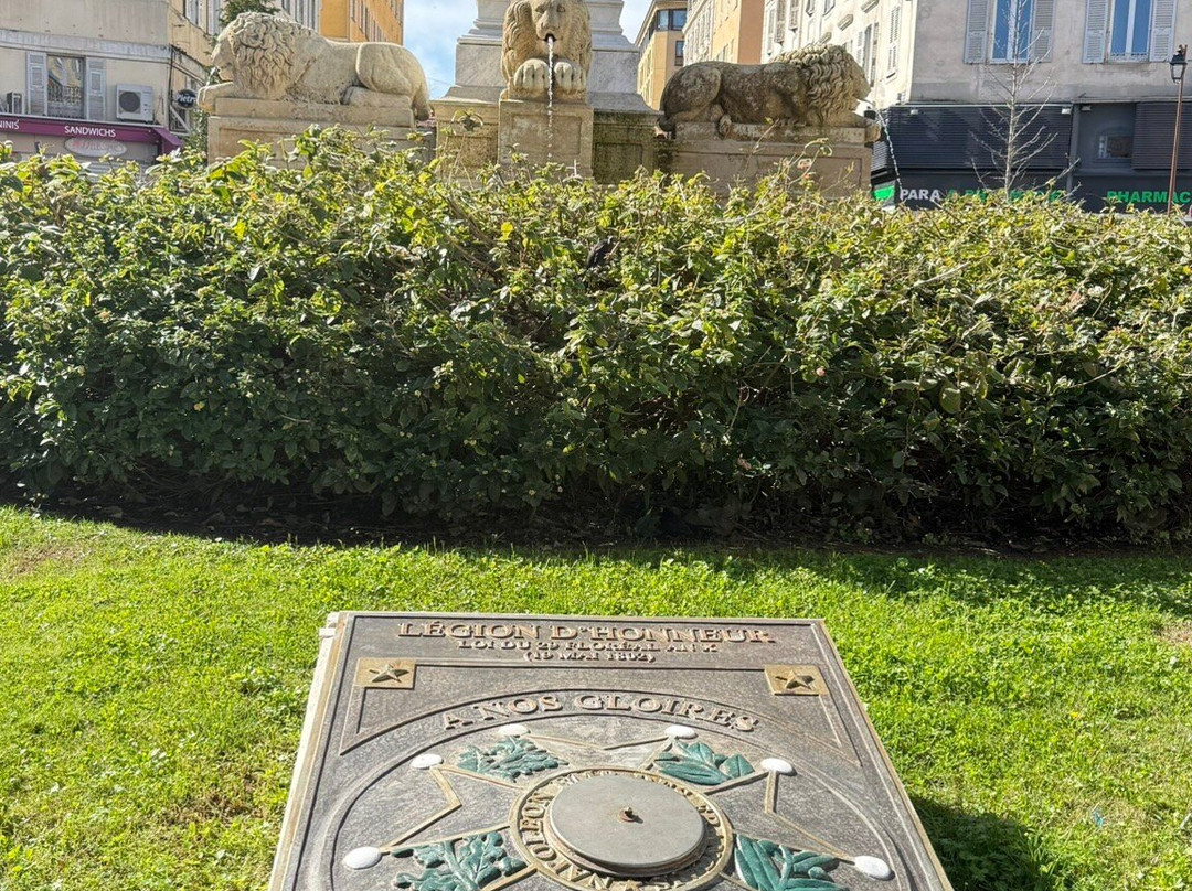 Fontaine des Quatre Lions-阿雅克肖必去景点