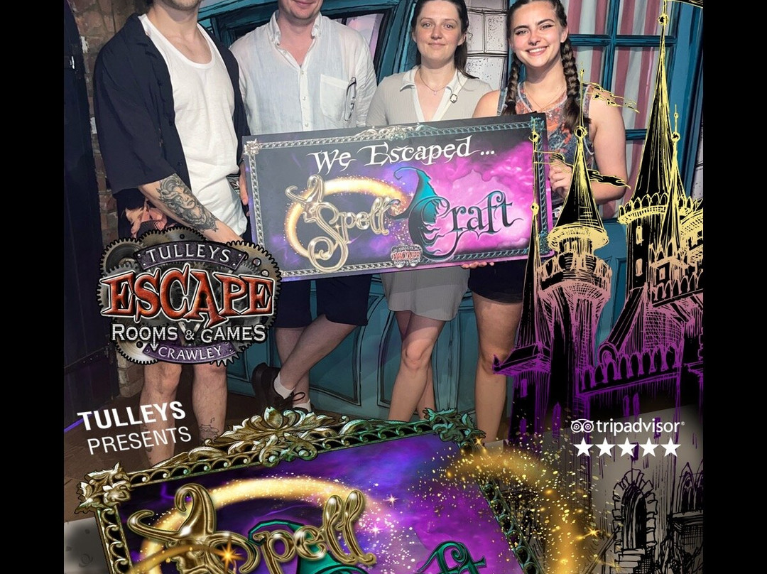 Tulleys Escape Rooms & Games-克劳利必去景点