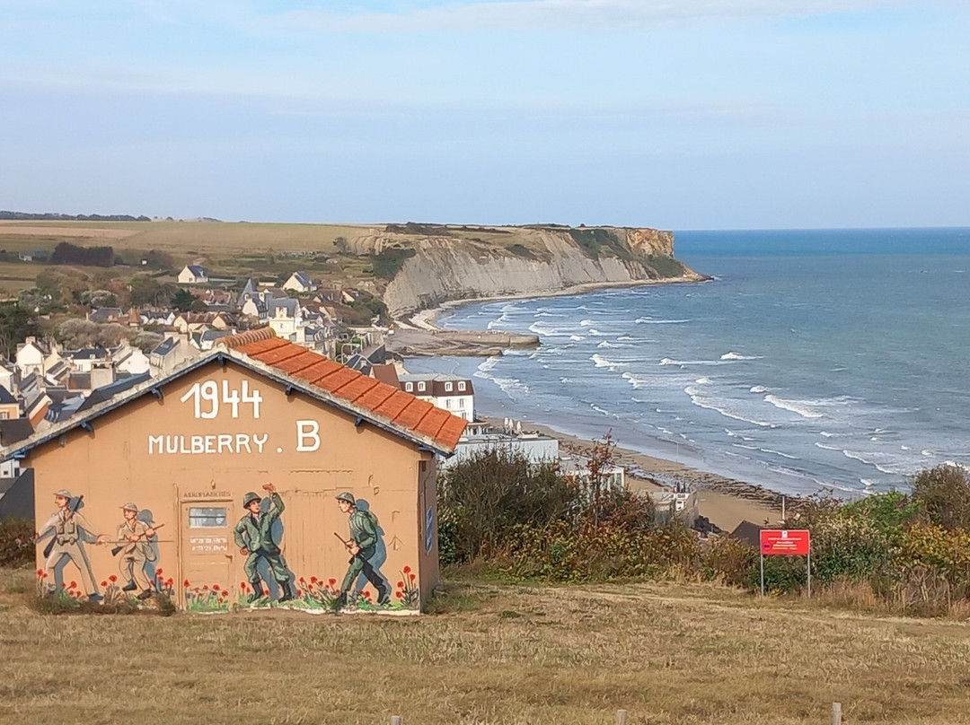 Künstlicher Hafen-Arromanches-les-Bains必去景点