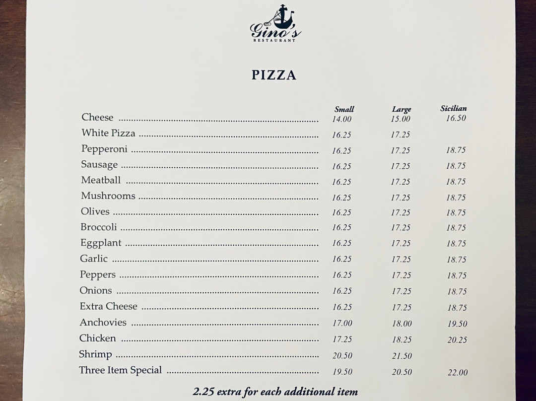 Gino's Italian Restaurant