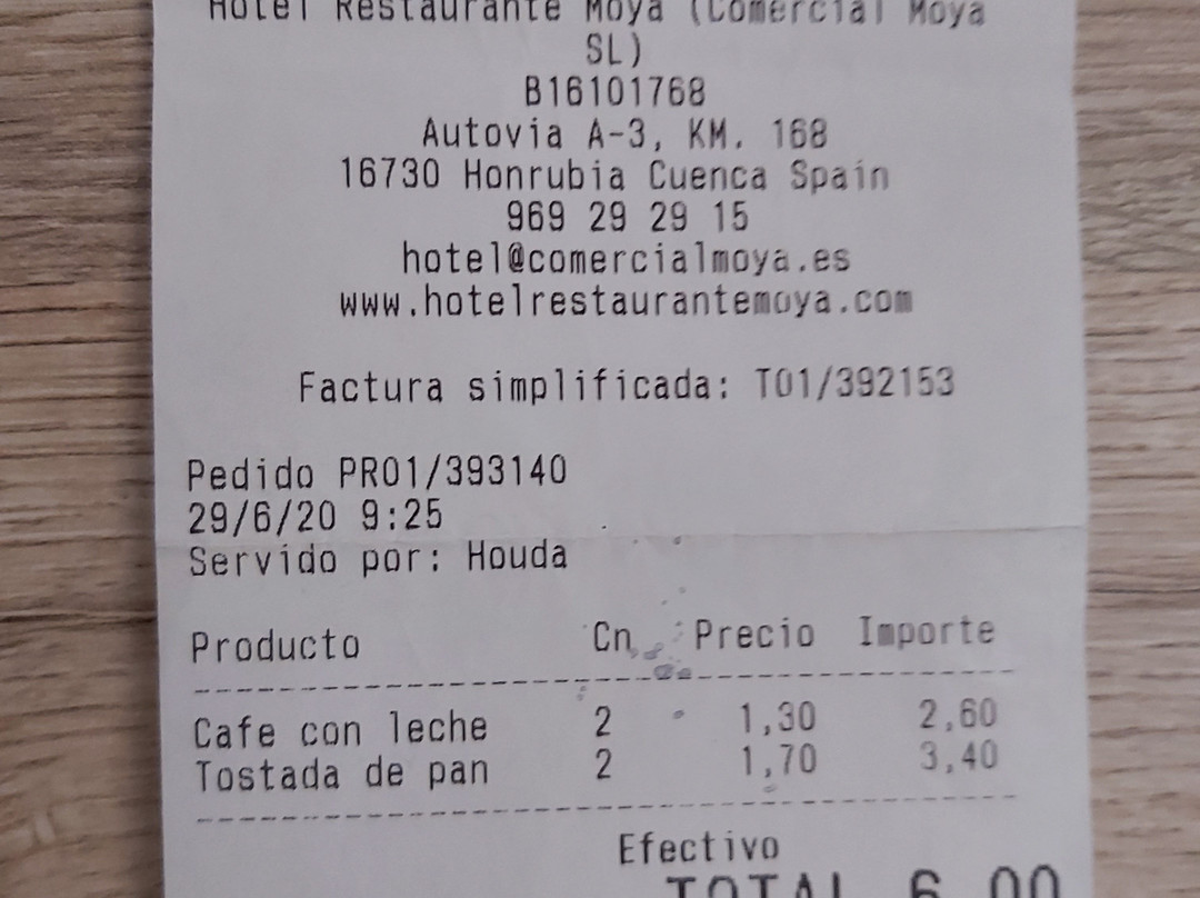 Hotel Restaurante Moya主图