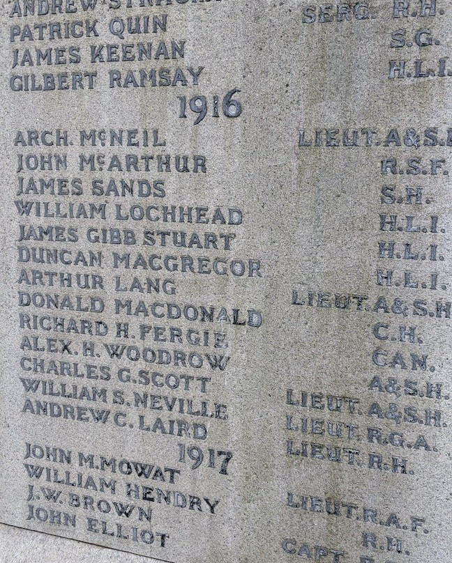 Kilmacolm War Memorial