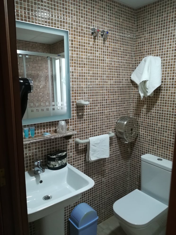 Hostal la Campana-浴室