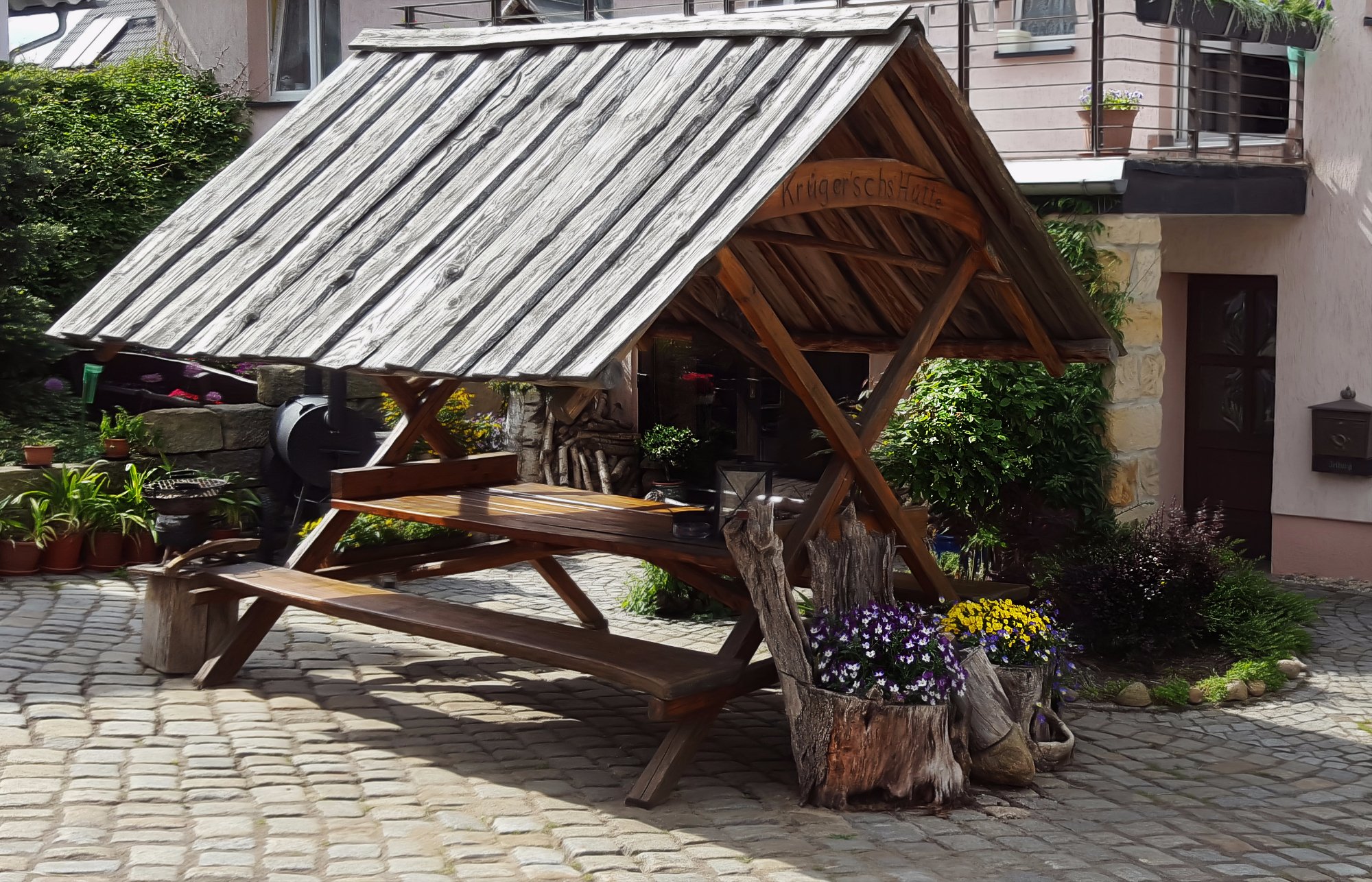 Pension Krüger-浴室