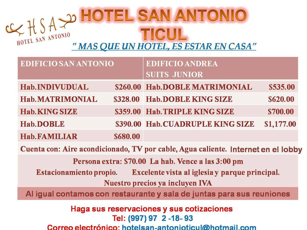Hotel San Antonio Ticul主图