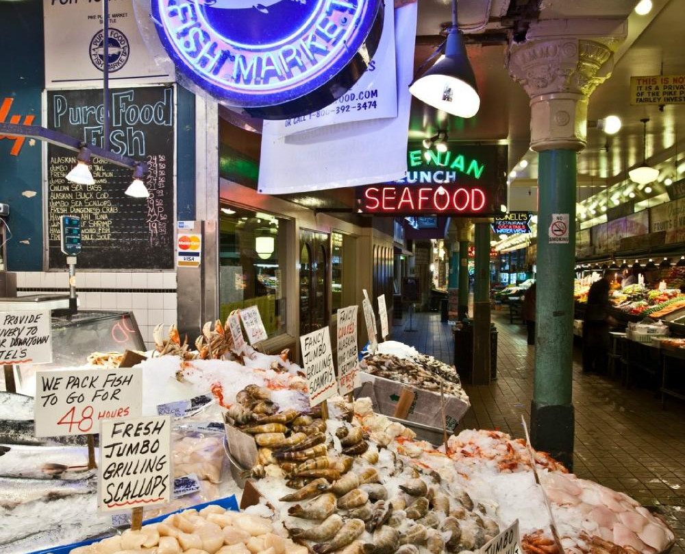 Pure Food Fish Market-西雅图必去景点