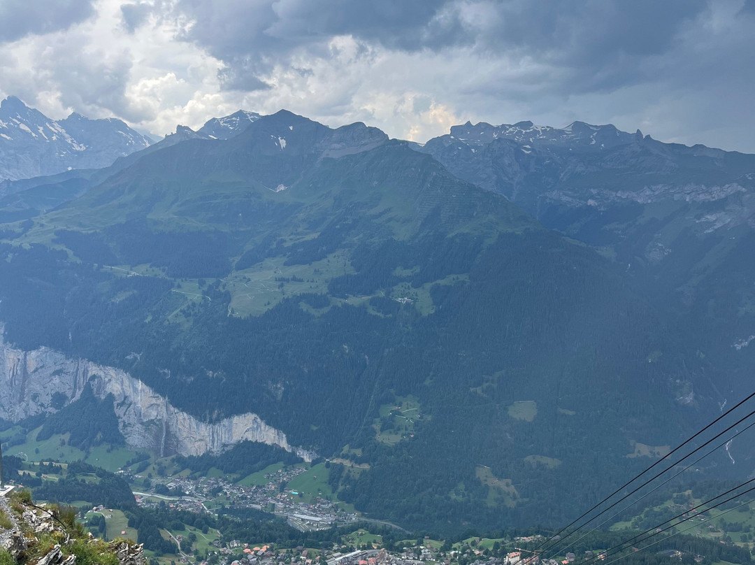 Luftseilbahn Wengen-Männlichen-翁根必去景点