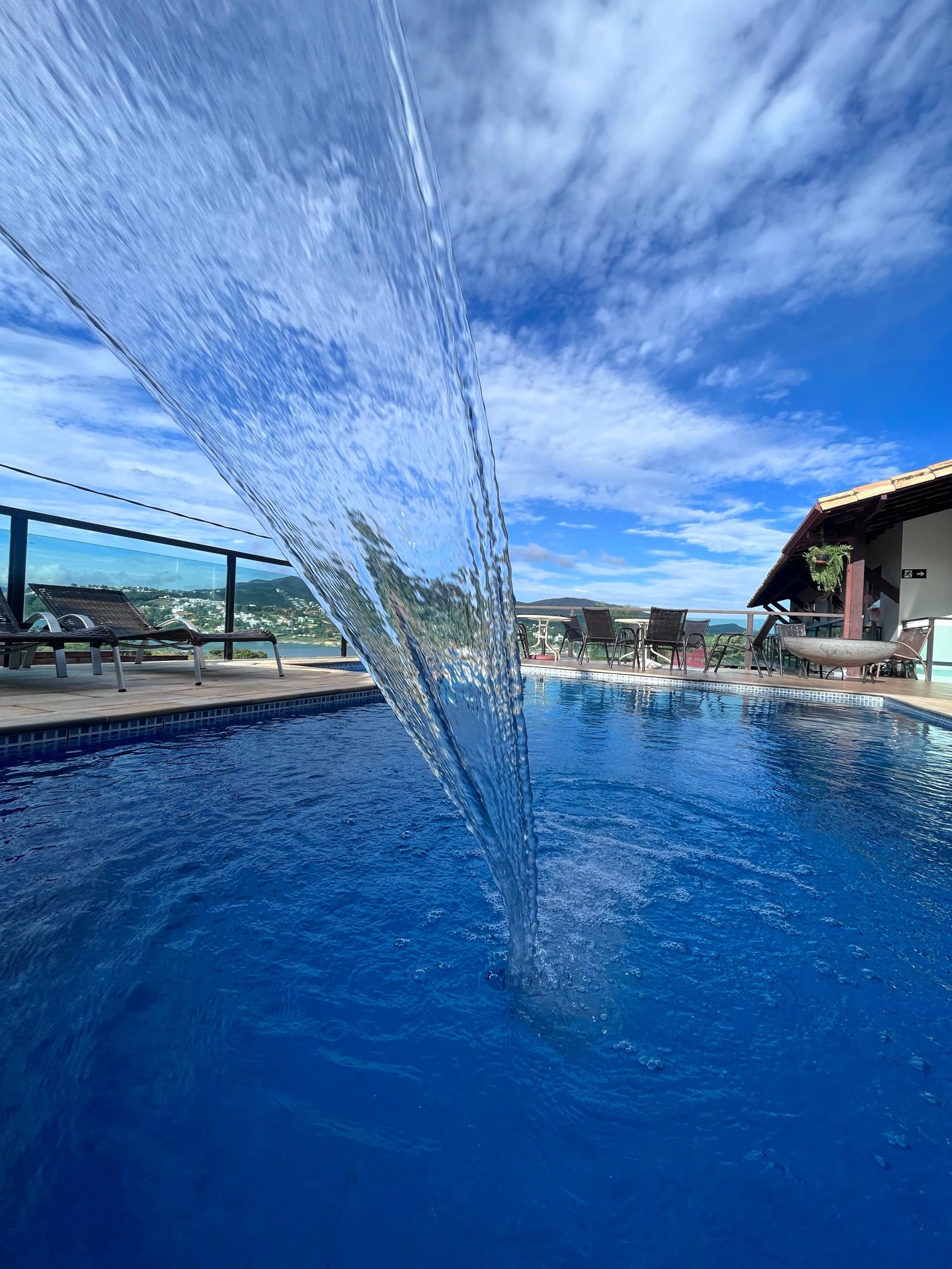 Pousada Capitolio-泳池