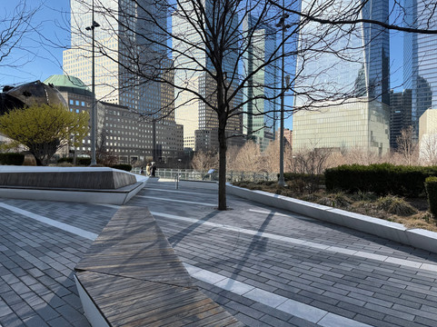 World Trade Center's Liberty Park-纽约市必去景点