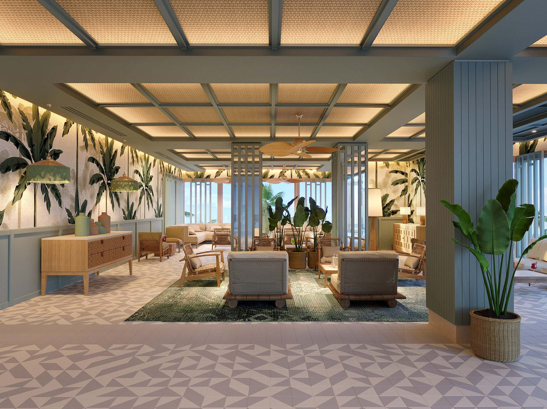 拉萨热斯酒店, 酒店和海滩酒吧