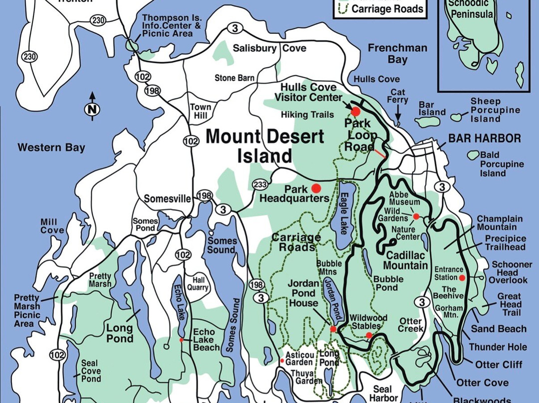 Acadia National Park-巴港必去景点