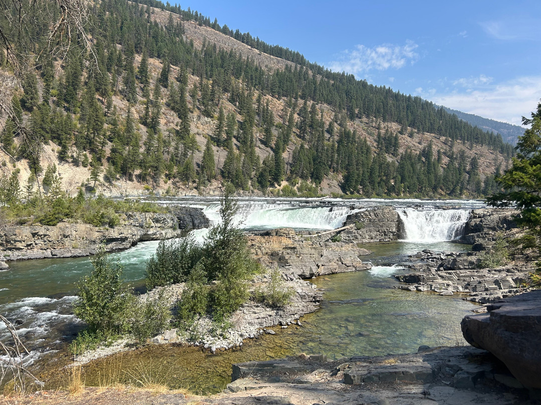 Kootenai Falls Swinging Bridge-Libby必去景点