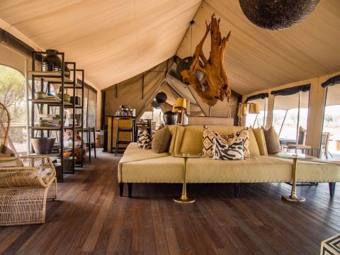 Gomoti Plains Camp - Machaba Safaris-浴室
