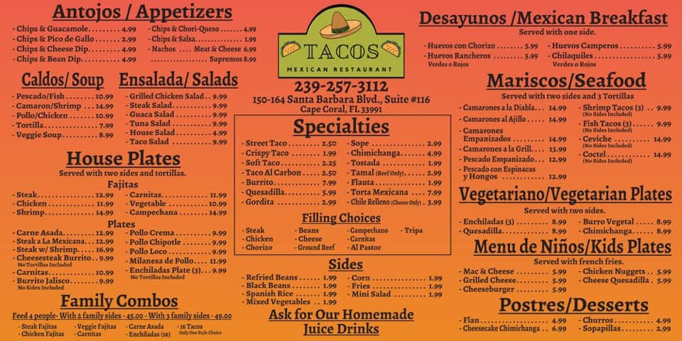 Taco's Mexican Restaurant