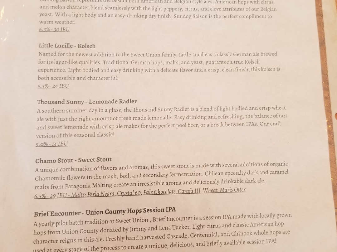 Sweet Union Brewing-Indian Trail必去景点