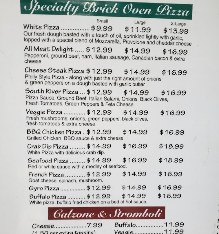 South River Pizza and Subs