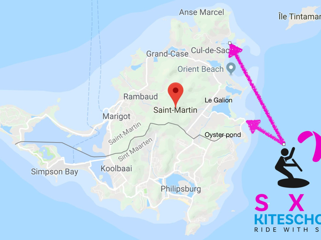 SXM Kiteschool-Cul de Sac必去景点