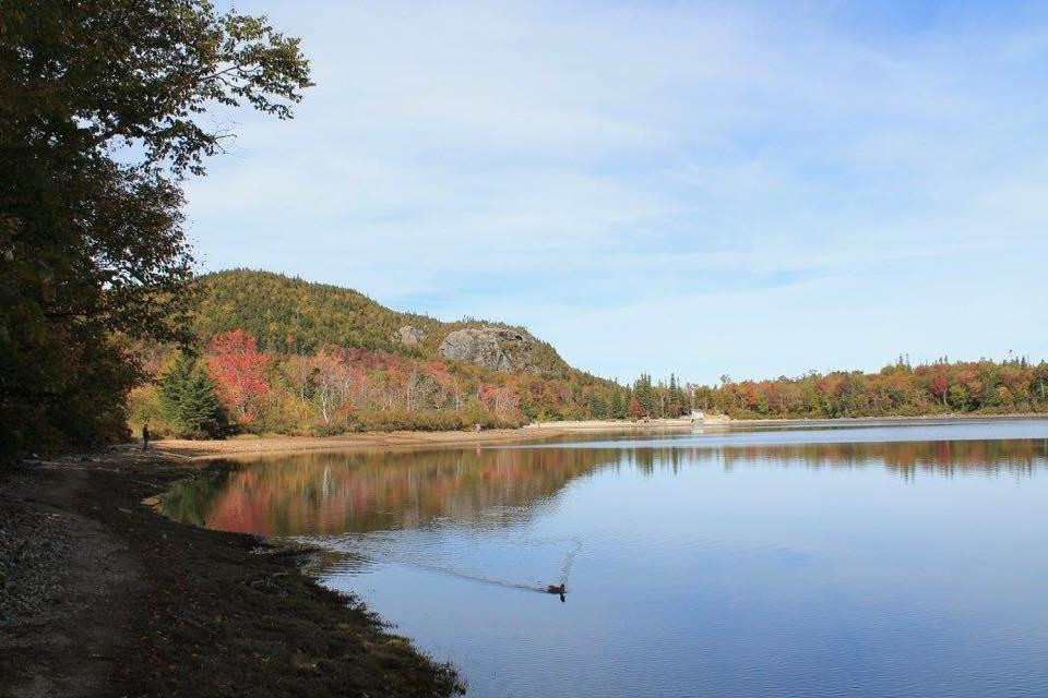 Echo Lake Beach-弗朗科尼亚必去景点