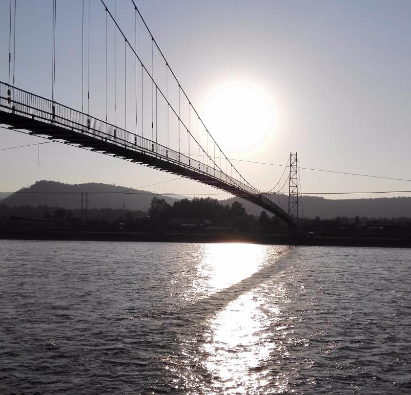 Cable Bridge Across River Irkut-Moty必去景点