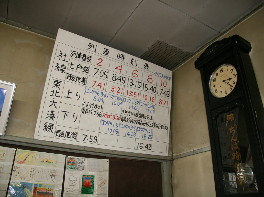 Old Nanbu Railway Services Rail Bus-七户町必去景点
