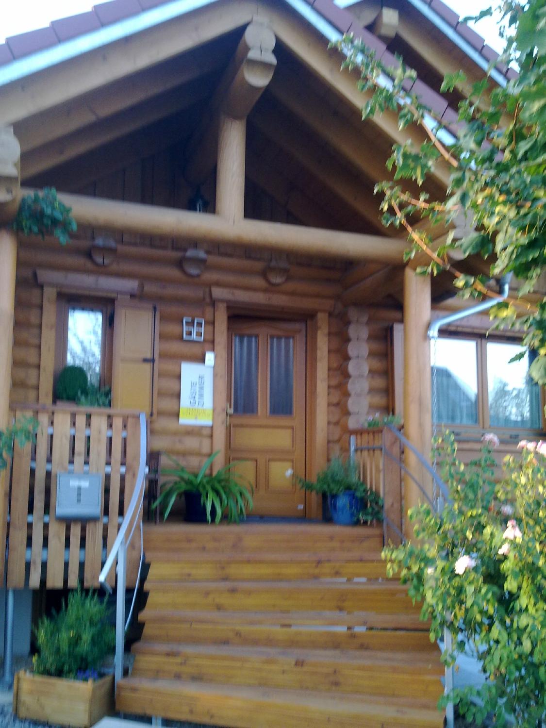 Fam. Bechtold Privatzimmer im Holzhaus-浴室