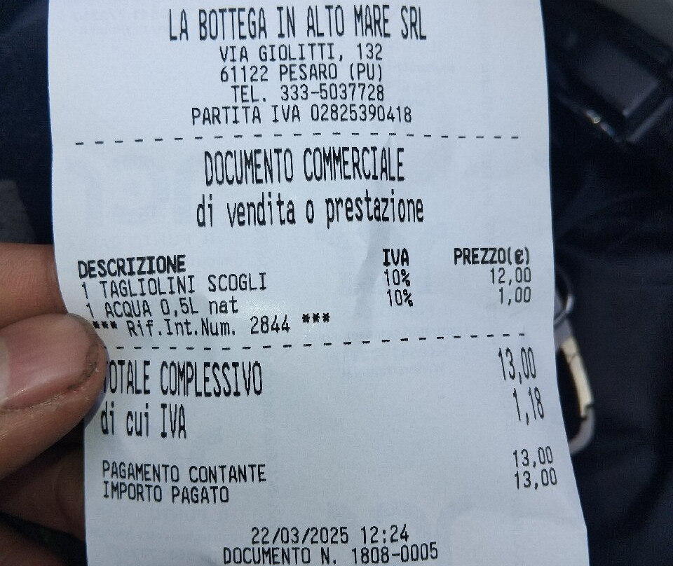 La Bottega In Alto Mare