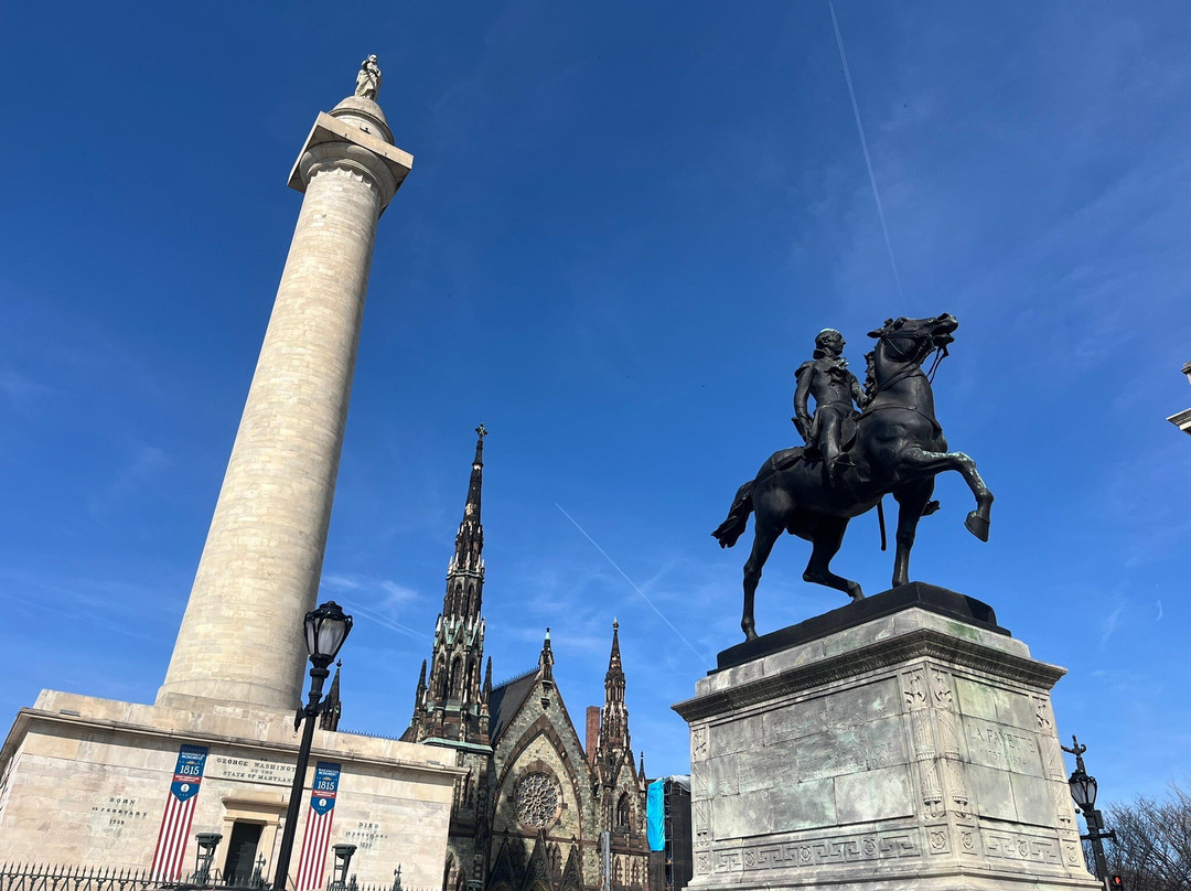Washington Monument and Mount Vernon Place-巴尔的摩必去景点