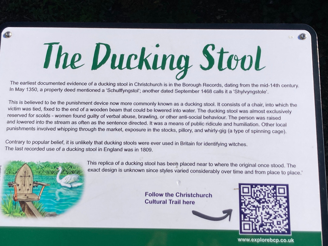 Christchurch Ducking Stool