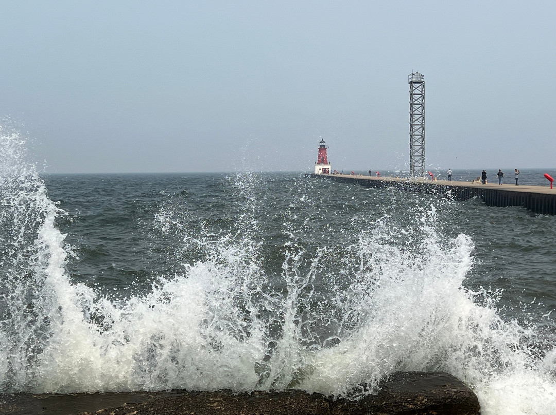 Menominee North Pierhead Lighthouse-Menominee必去景点