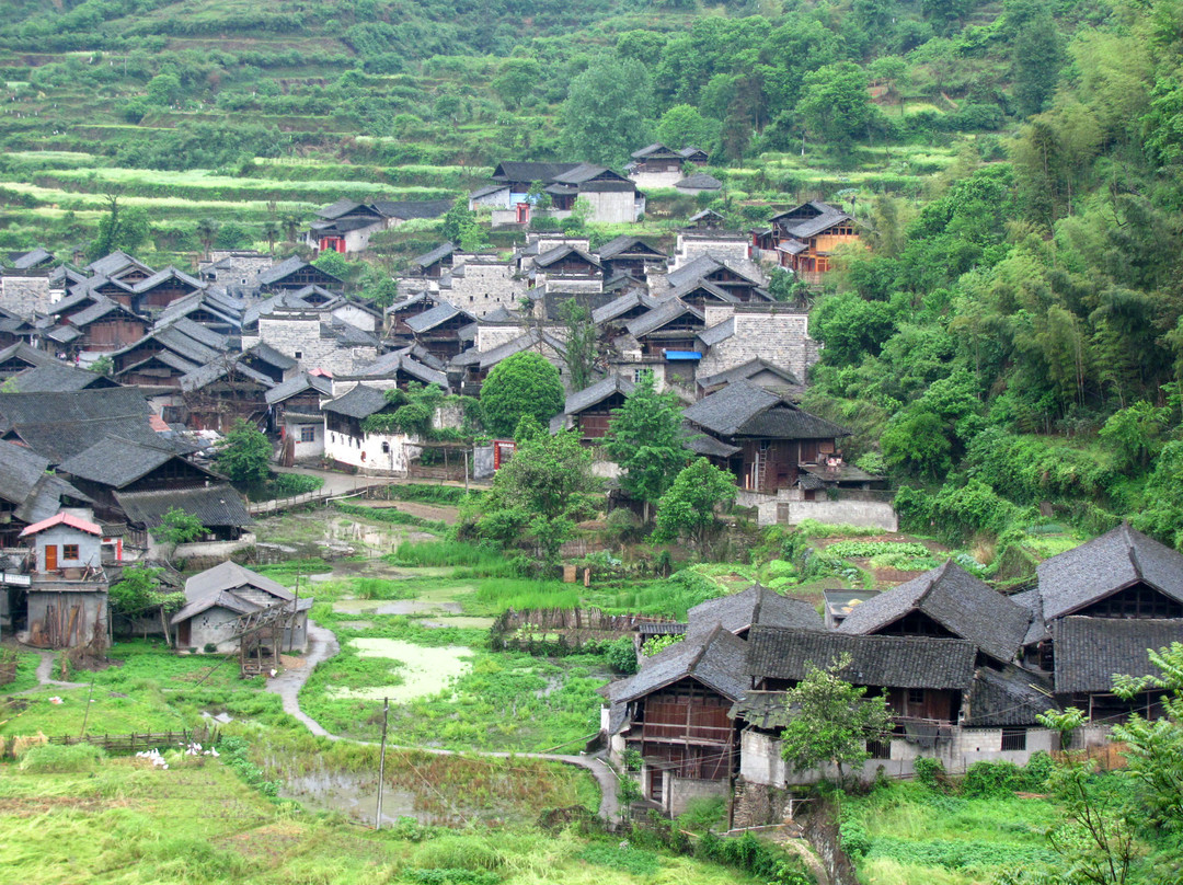 中方县旅游景点-高椅村古建筑群