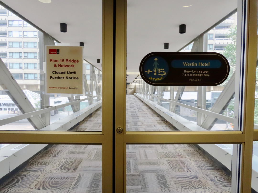 Calgary's +15 Skywalk-卡尔加里必去景点