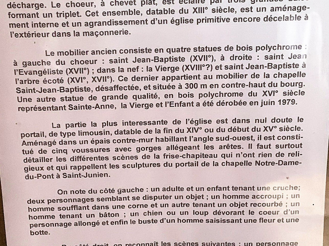 Eglise de l'Assomption de la Très-Sainte-Vierge-Bellac必去景点