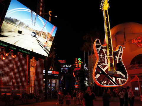 好莱坞环球影城步行街-洛杉矶必去景点