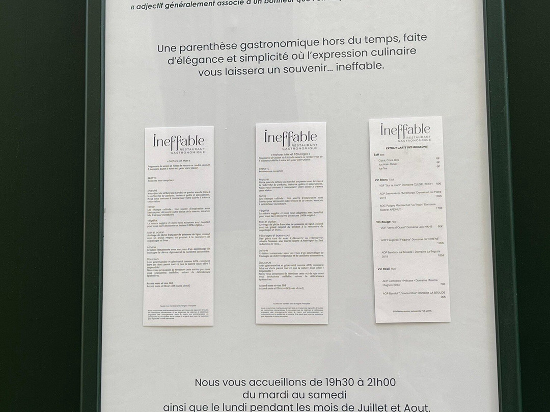 Restaurant Ineffable