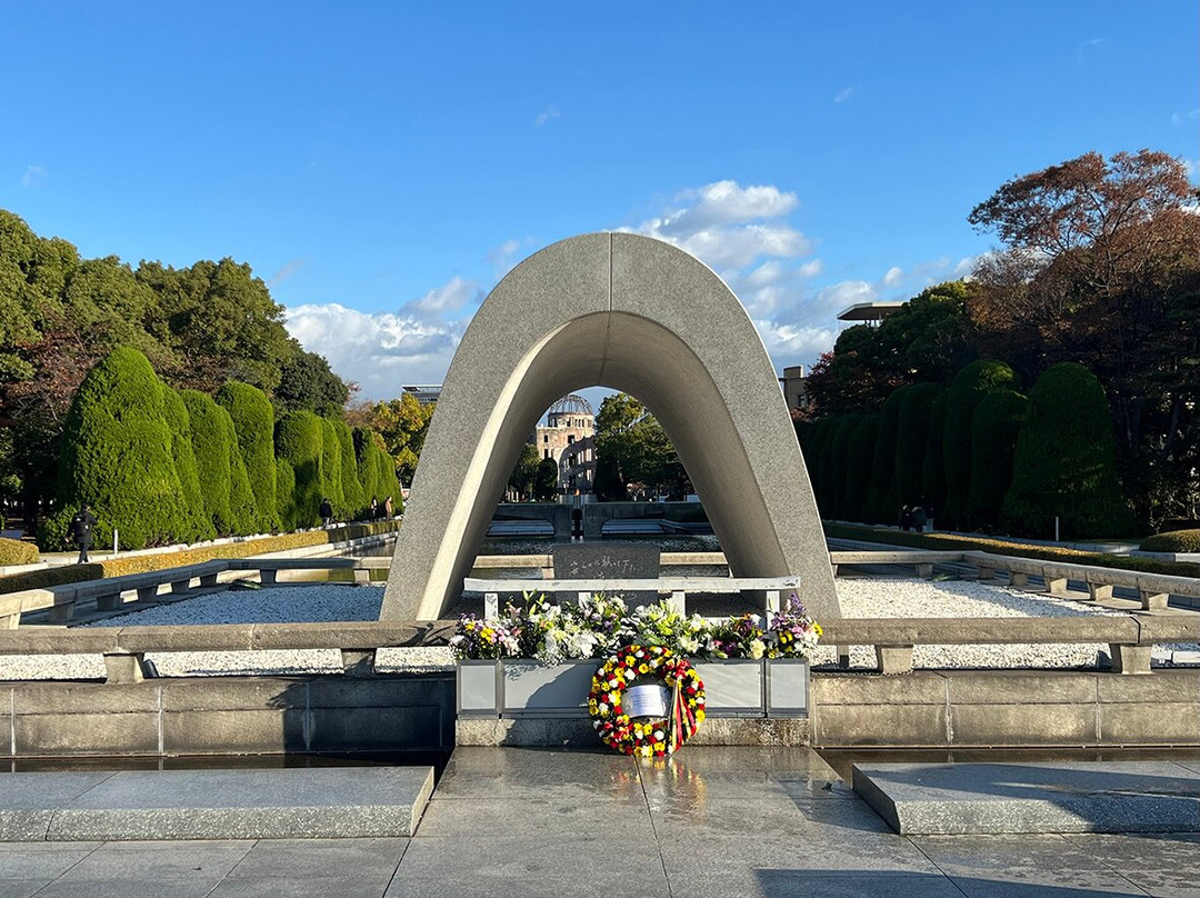 Hiroshima Peace City Monument Cenotaph for the Atomic Bomb Victims-广岛市必去景点