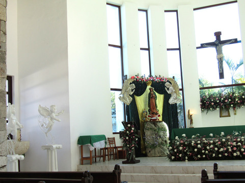 Capilla Santa Cruz-San Miguel de Cozumel必去景点