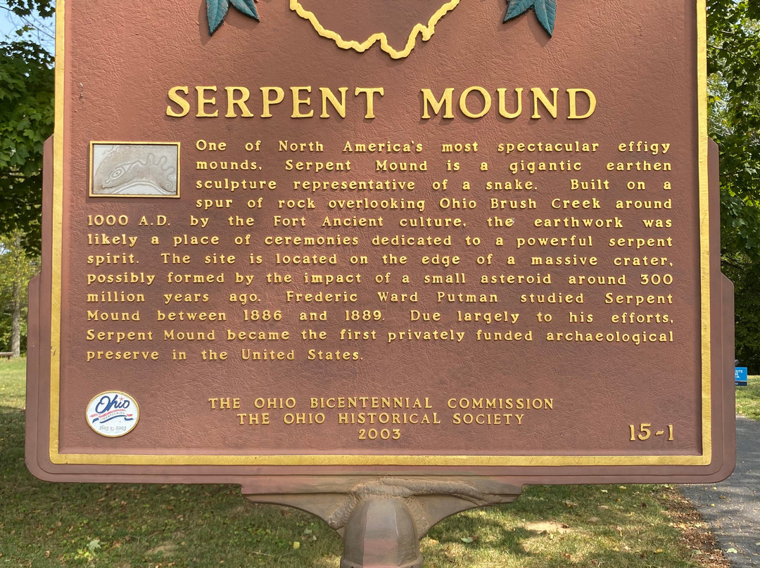 Serpent Mound-Peebles必去景点