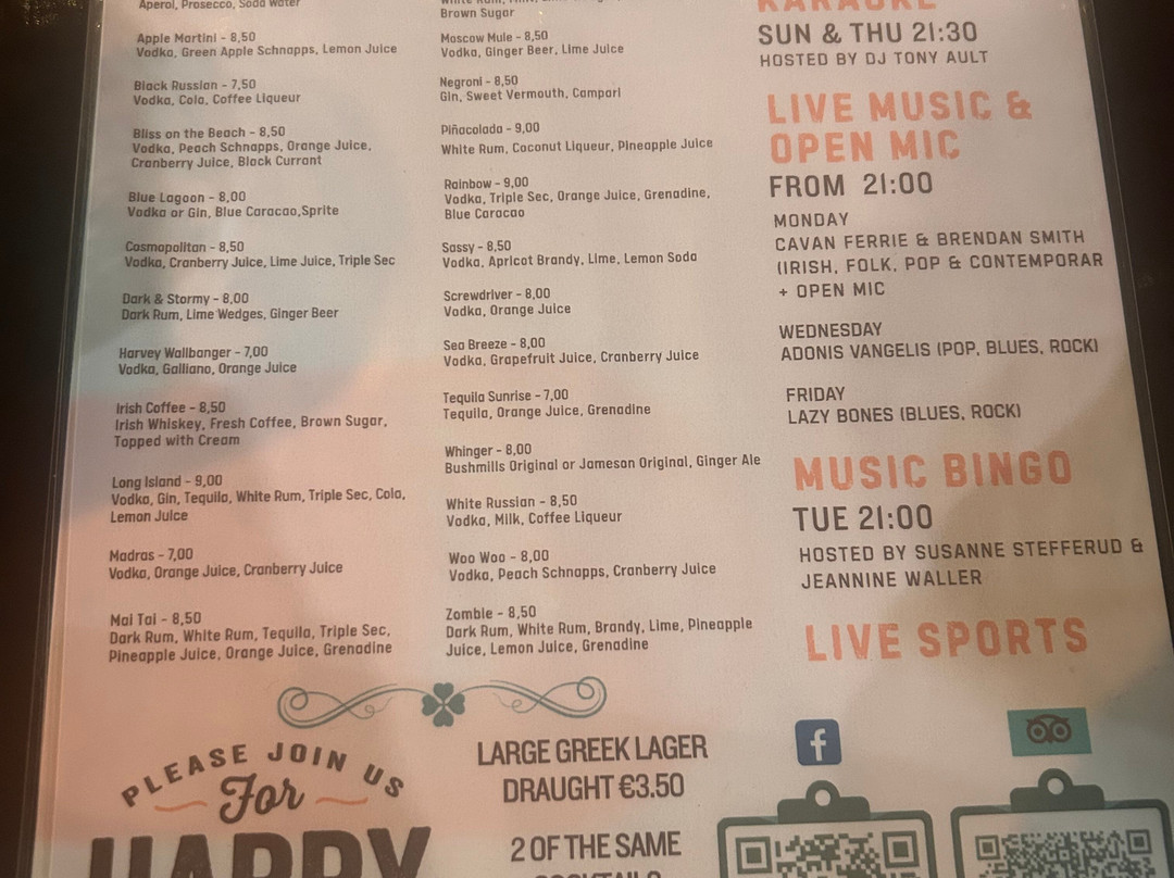 Peggy Gordon's Irish Bar-Sissi必去景点