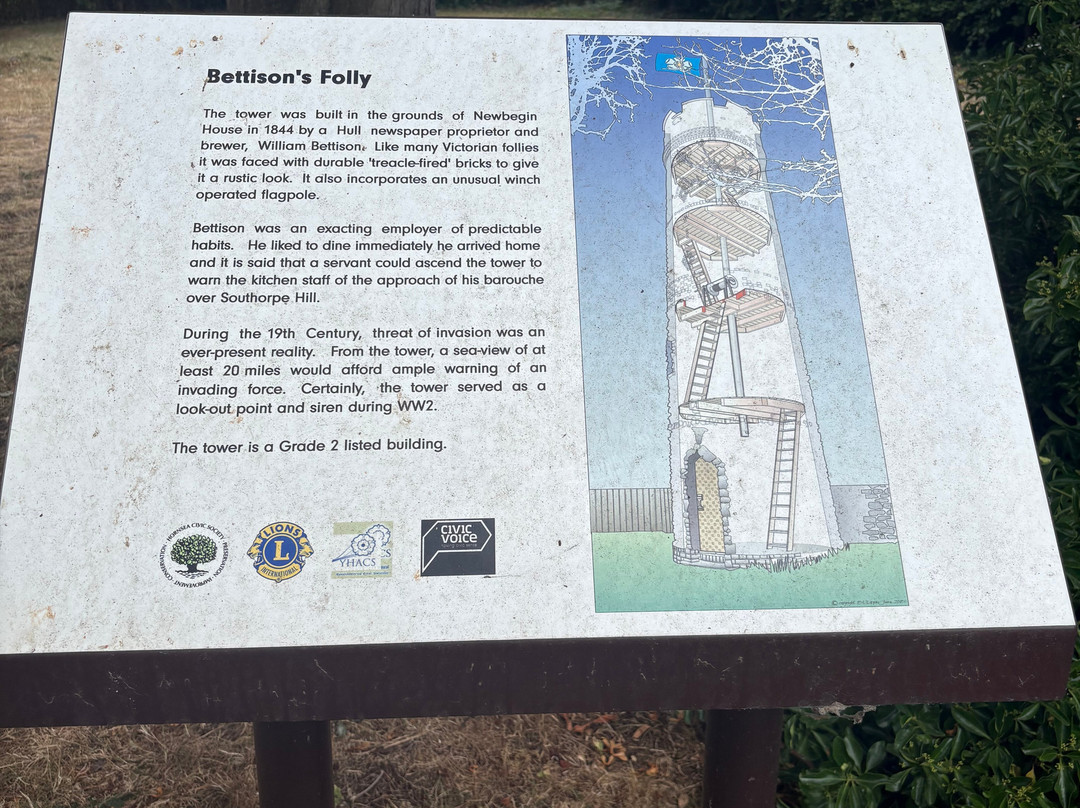 Bettison's Folly-Hornsea必去景点