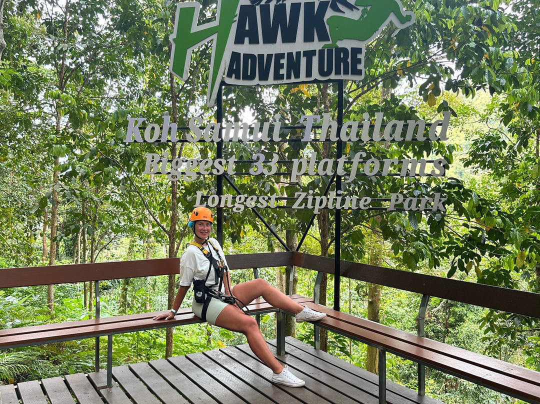 Hawk Adventure Zipline Park  Samui-红统必去景点