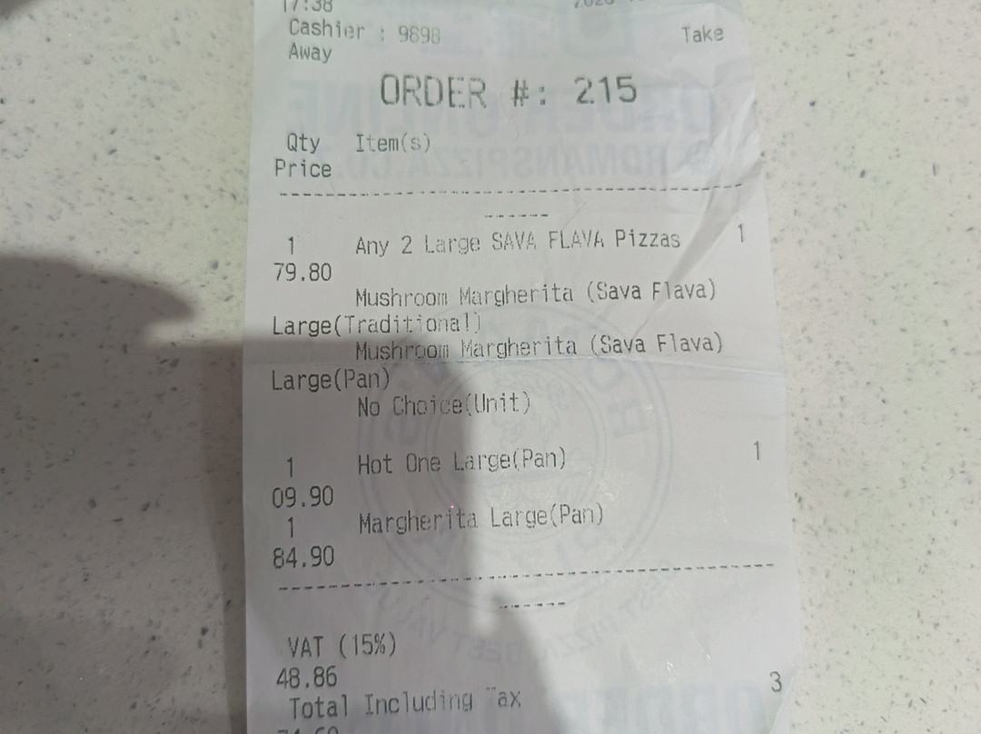 Roman's Pizza Kloof