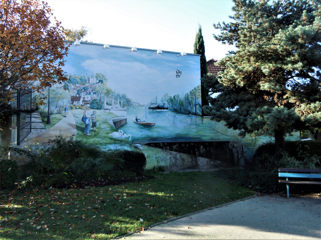 Fresque "Bord de Marne"