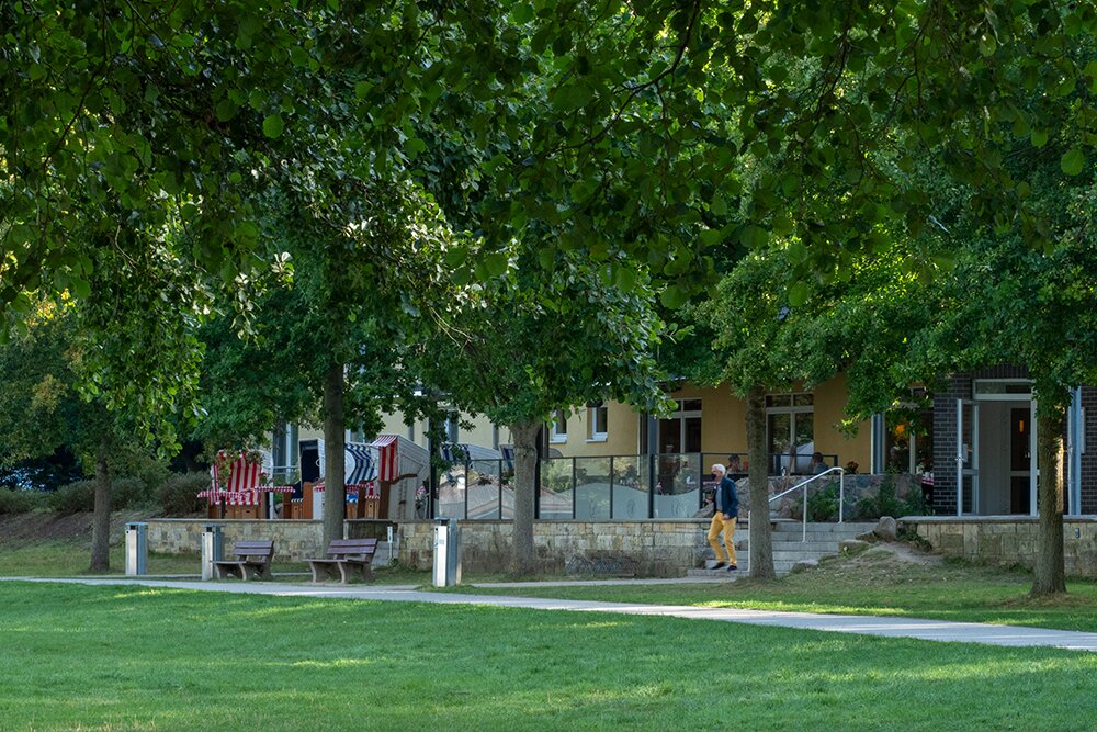 Strandhaus am Inselsee-餐饮