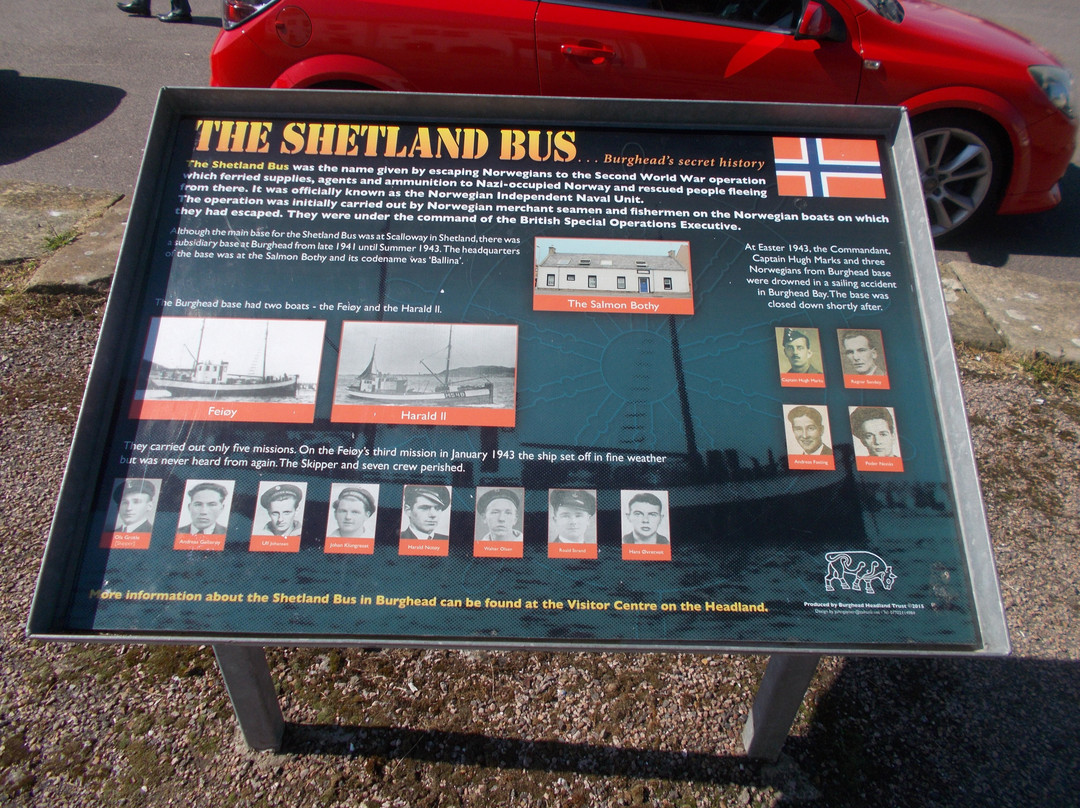 Shetland Bus Memorial-Burghead必去景点