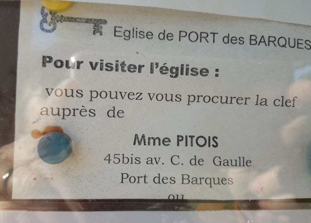 Église Sainte Catherine-Port-des-Barques必去景点