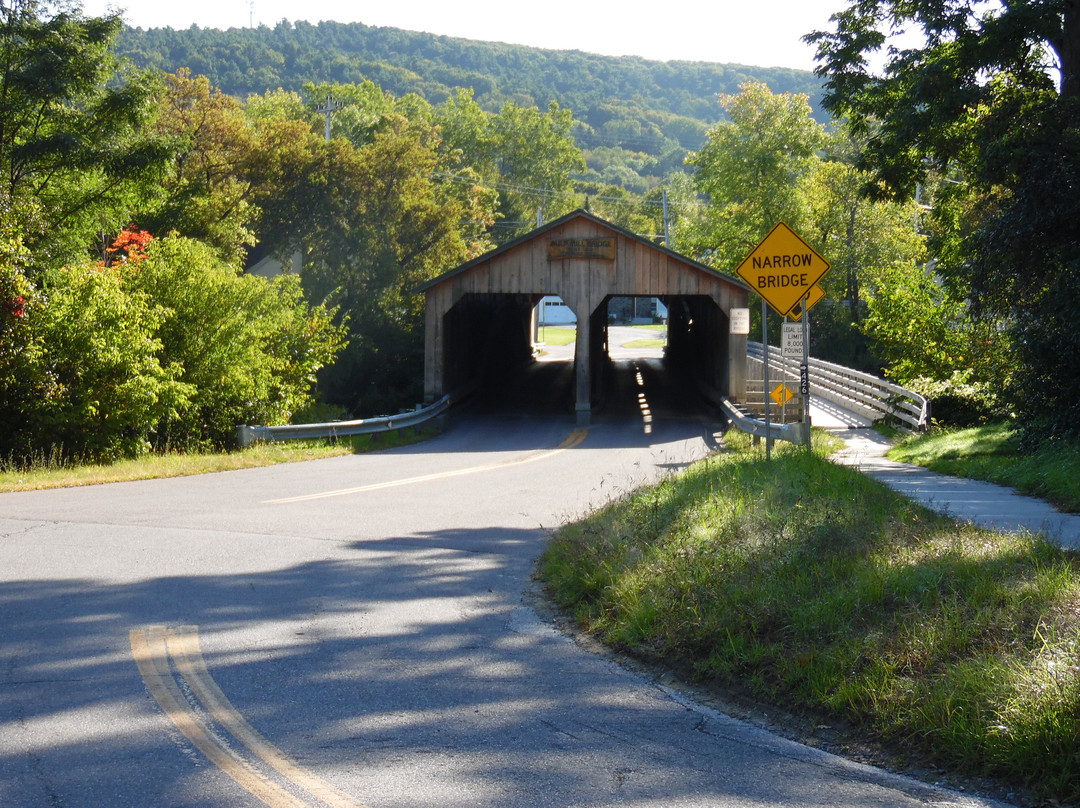 Pulp Mill Covered Bridge-Middlebury必去景点