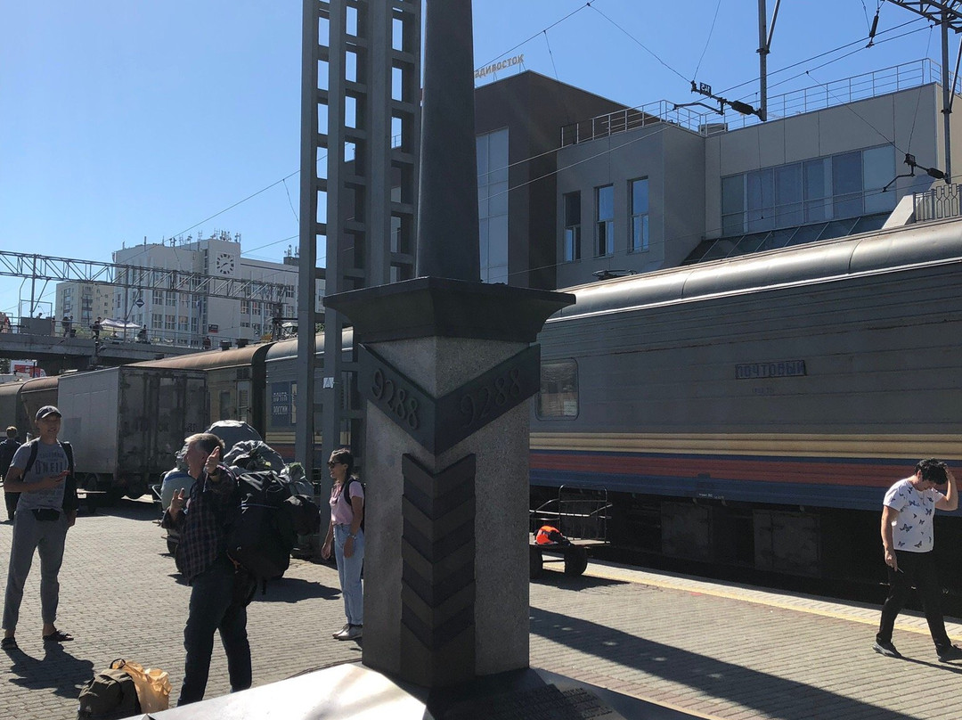 Monument The end of Trans-Siberian Railway-海参崴必去景点