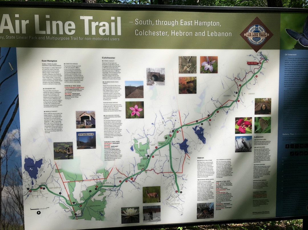 Airline Trail State Park Trail-East Hampton必去景点