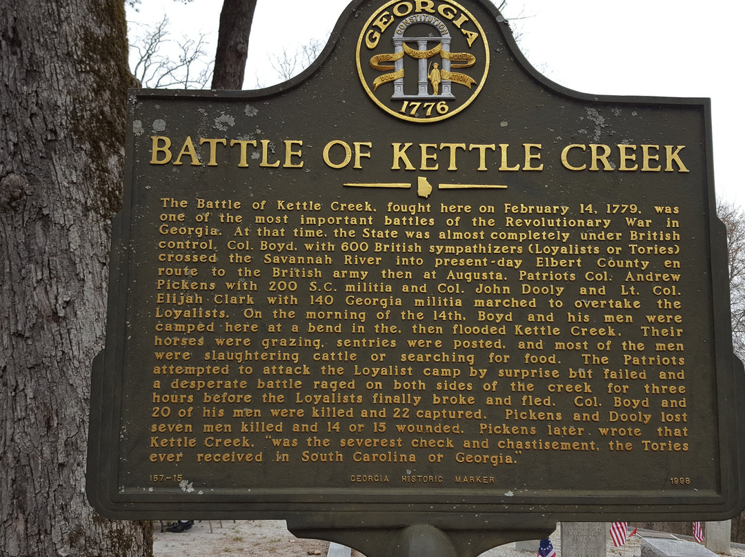 Kettle Creek Battlefield-Washington必去景点